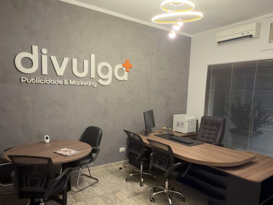 Escritório DivulgaMais para atendimento presencial